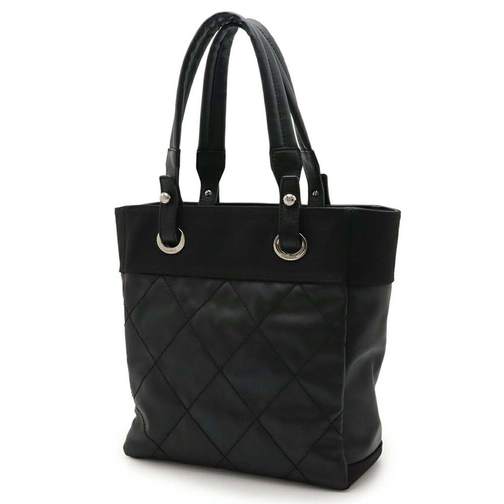CHANEL Black Leather Shoulder Bag - Picture 3 of 10